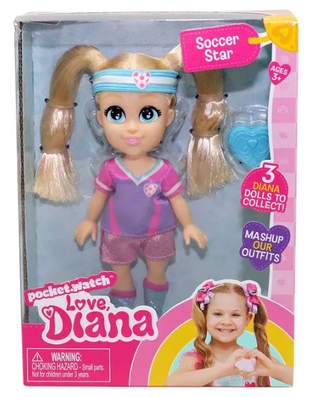 Love Diana Doll Soccer Star 6in 20517 - Image 3