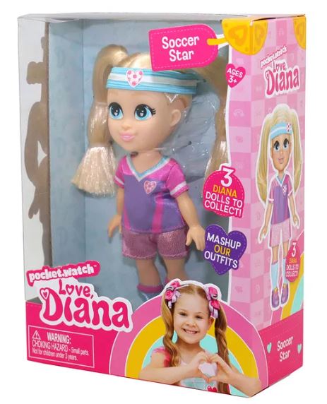 Love Diana Doll Soccer Star 6in 20517 - Image 4