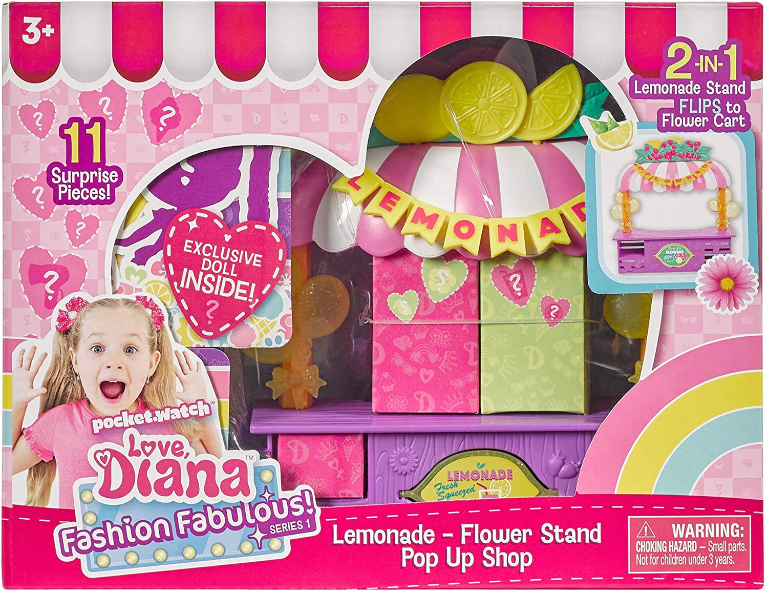 Love Diana Pop Up Playset Lemonade Flower Stand 33042