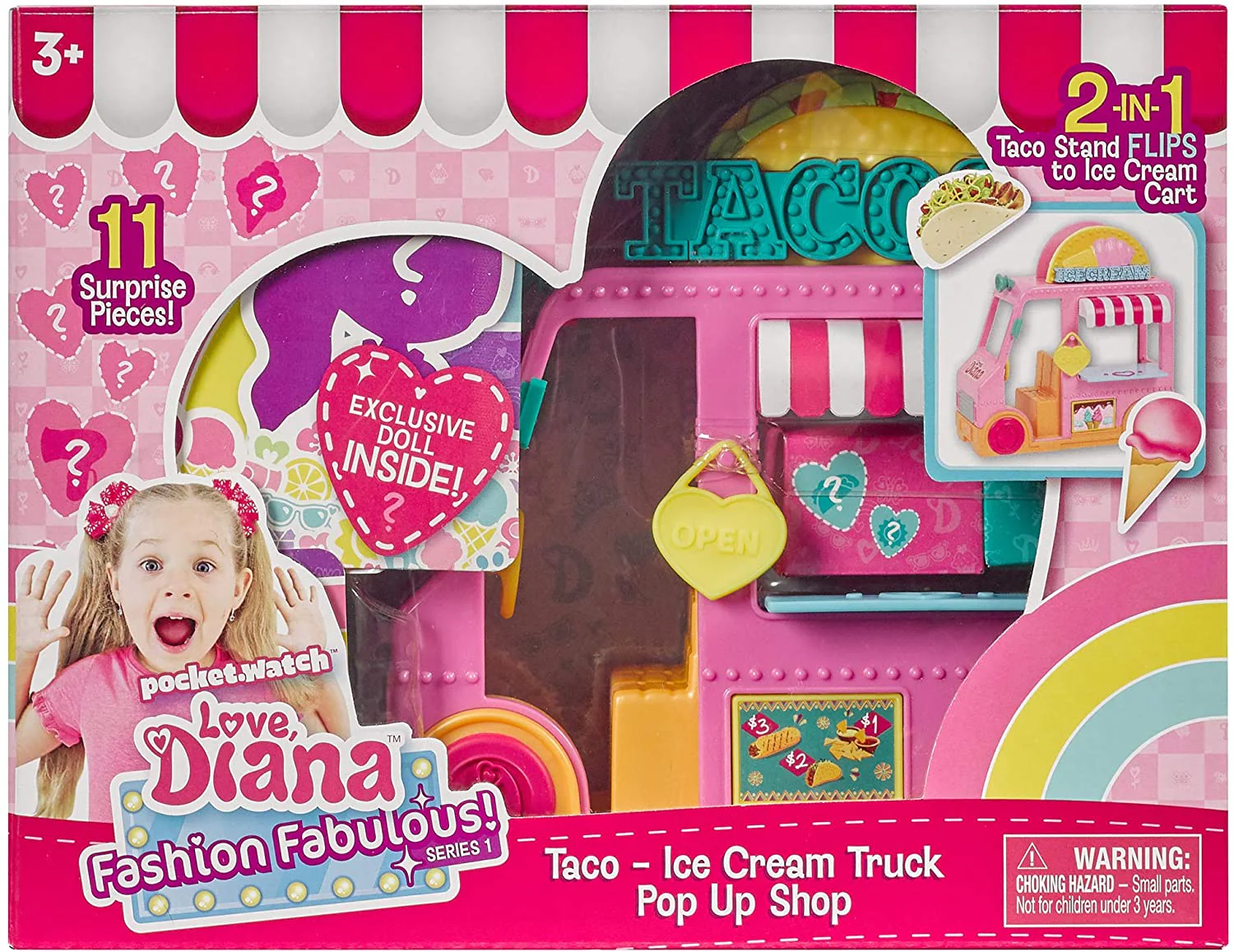 Love Diana Pop Up Playset Taco Ice Cream Truck 33041