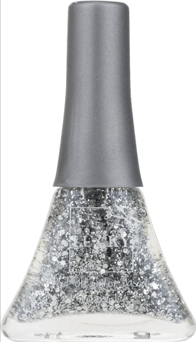 Lukky Peel-Off Nail Polish Confetti 07k - Silver Glitter 5.5ml LUK-T14140 - Image 2