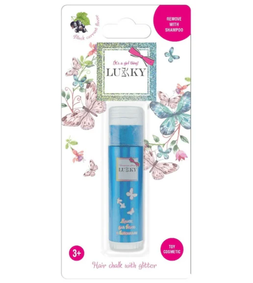Lukky Hair Chalk with Black Currant Flavor - Blue 10g LUK-T18860