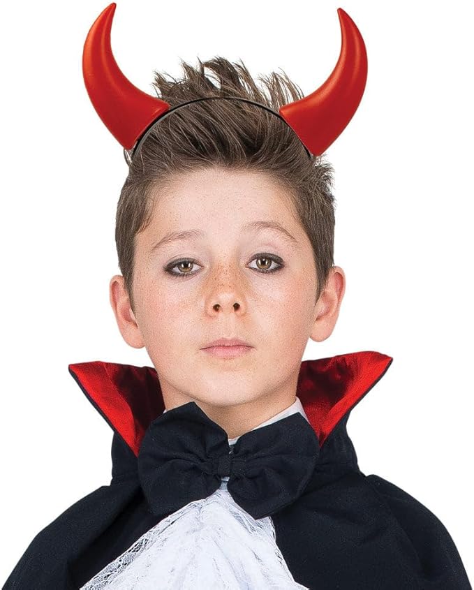 Halloween Red Devil Headband 349246 - Image 2