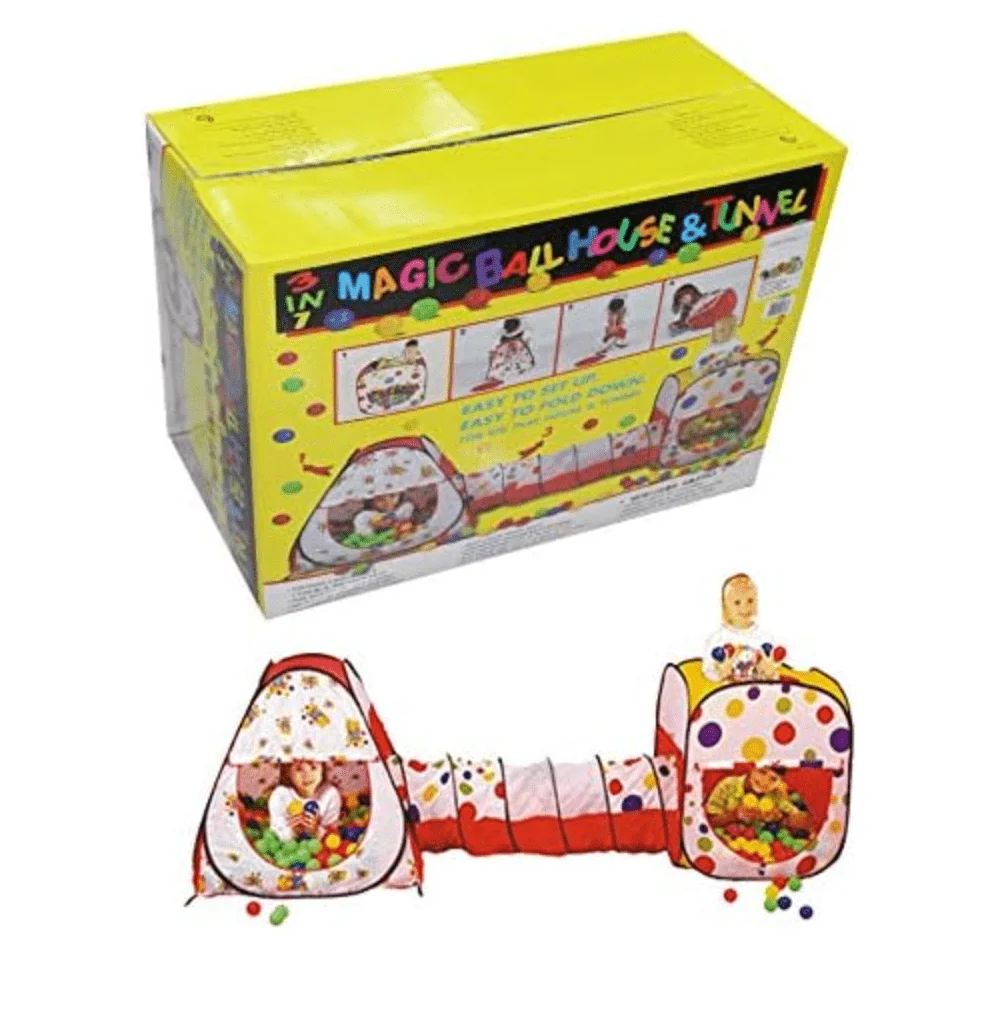 Magic Ball House And Tunnel 200 Pieces