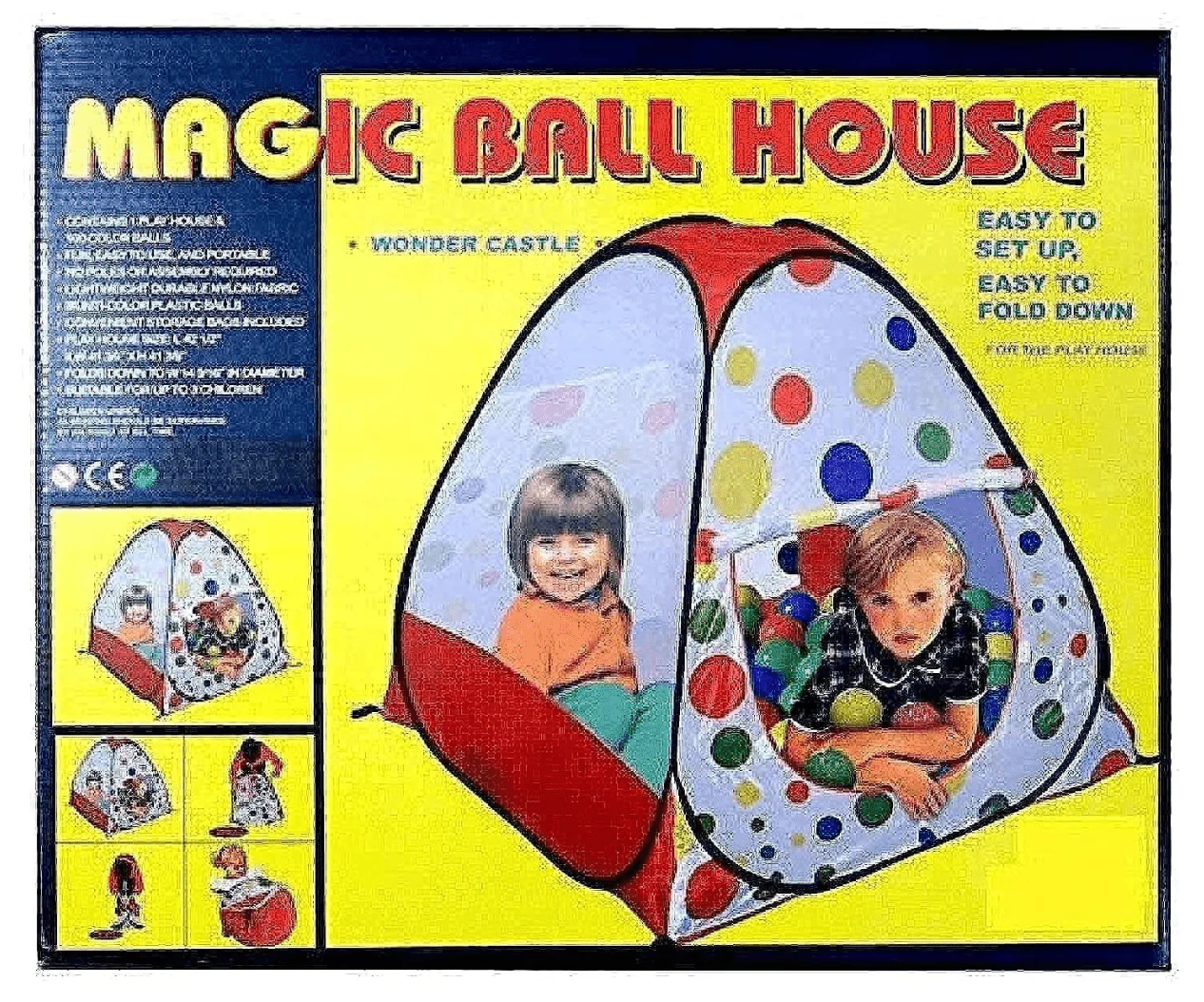 Magic Ball House With Balls 50 Pieces