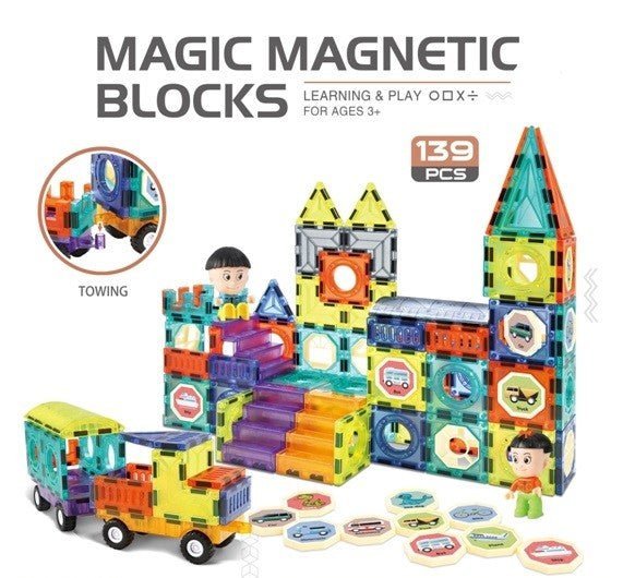 Magic Magnetic Blocks 139Pcs 3407