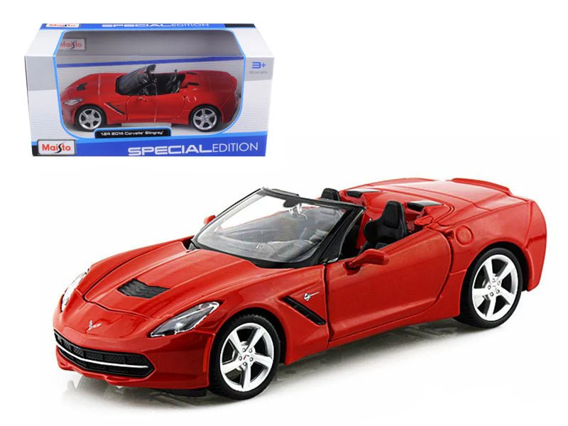 Maisto 1:24 2014 Corvette Stingray Convertible Assorted 31501 - Image 3