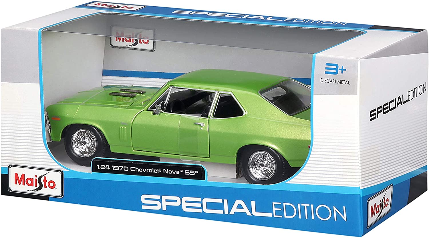 Maisto 1970 Chevrolet Nova SS 1:24 Scale - Image 2
