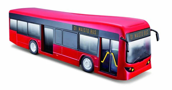 Maisto City Bus R/C 33cm 27mhz Red 81481