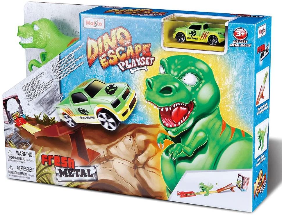 Maisto Fresh Metal Dino Escape Kids Car Track 11063 - Image 5