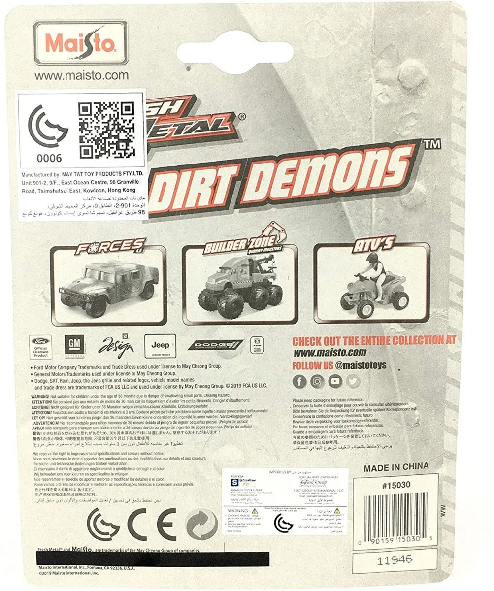 Maisto Fresh Metal Dirt Demons 3 Inch 15030 - Image 6