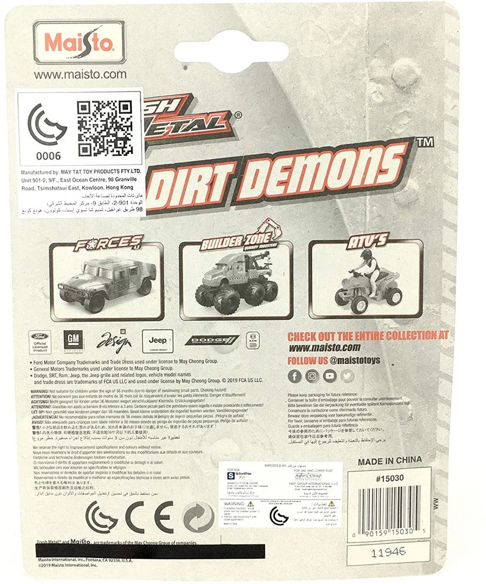 Maisto Fresh Metal Dirt Demons 3 Inch 15030 - Image 9