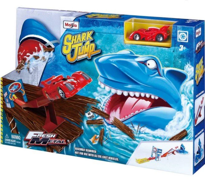 Maisto Fresh Metal Shark Jump Kids Car Track Race 11061 - Image 5