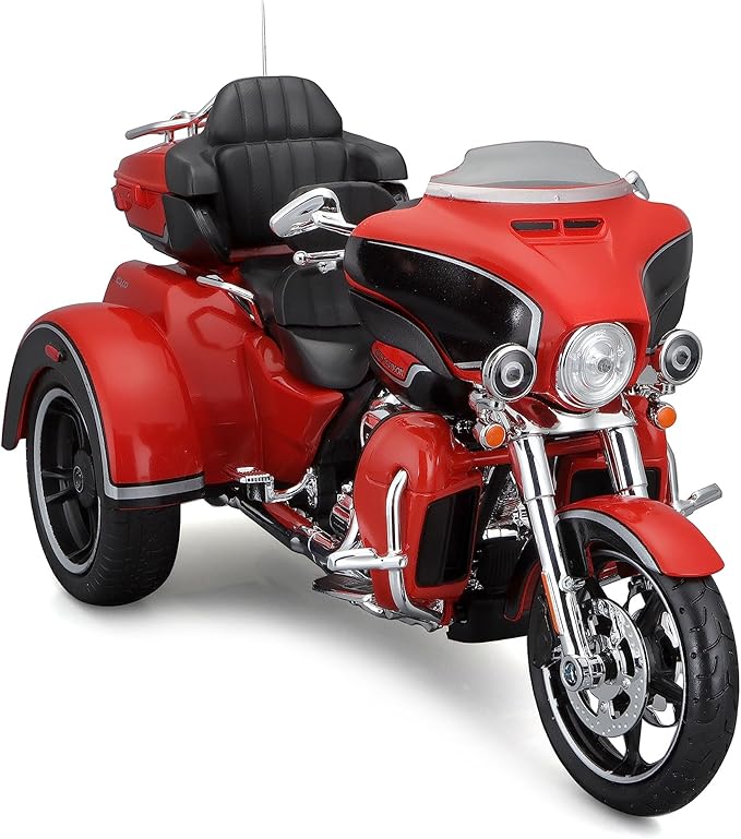Maisto 1:12 Harley Davidson Trikes Orange/Black 32337 OG - Image 2