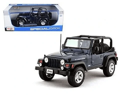 Maisto Special Edition 1:18 Jeep Wrangler Rubicon - Blue 31663
