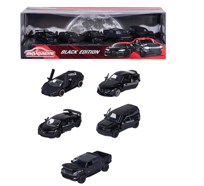 Majorette Black Edition Die-Cast 5-Pcs Giftpack 212053191