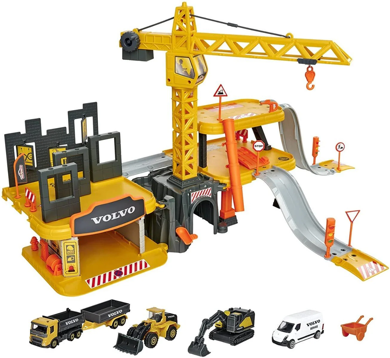 Majorette Creatix Construction + 5 Volvo Vehicles 212050032