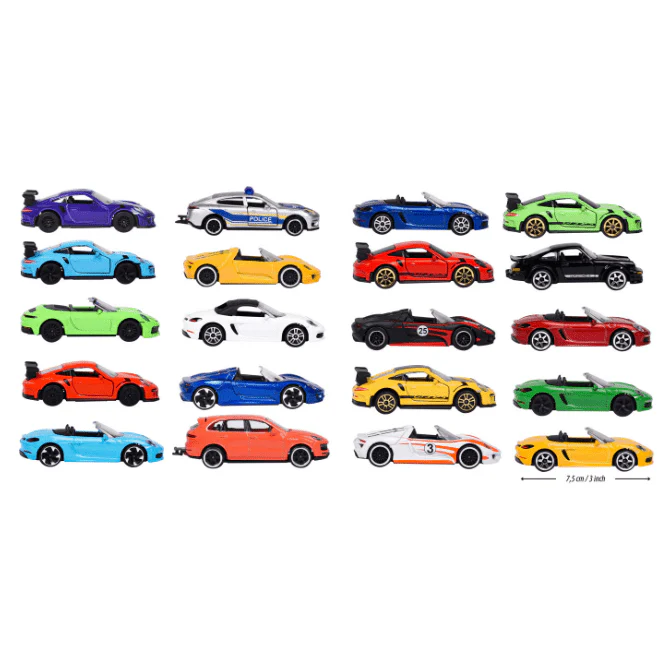 Majorette Porsche Discovery 20+2 Pack – 1:64 Scale Die-Cast Cars Set | 22 Vehicles with Mystery Models - Image 5