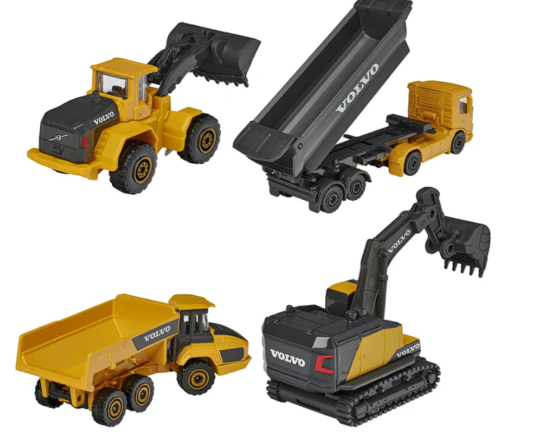 Majorette Volvo Construction Die-Cast 4-Pcs Giftpack 212057287 - Image 2