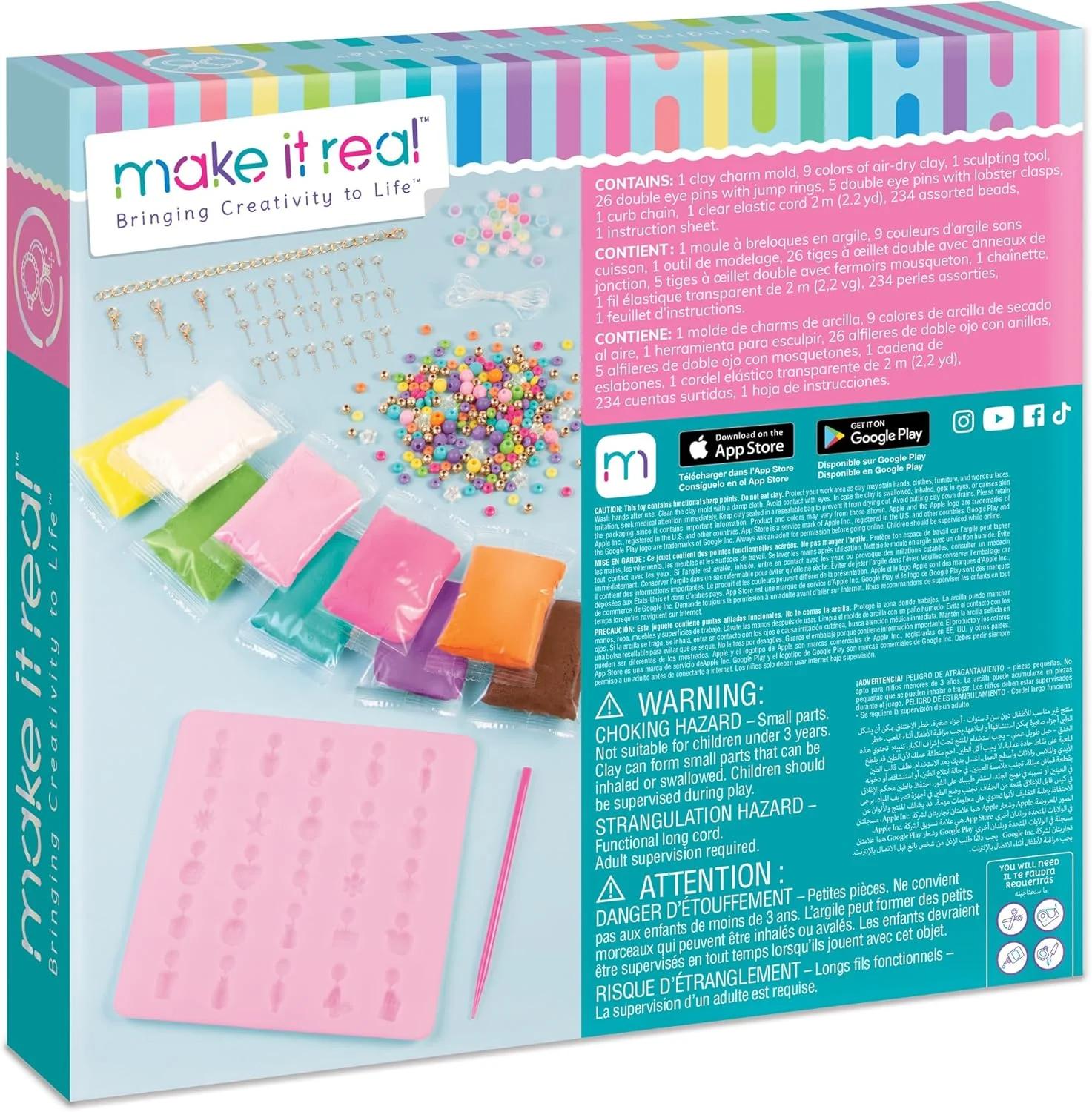 Make It Real: Clay Charm DIY Jewelry Kit 1422 - Image 7