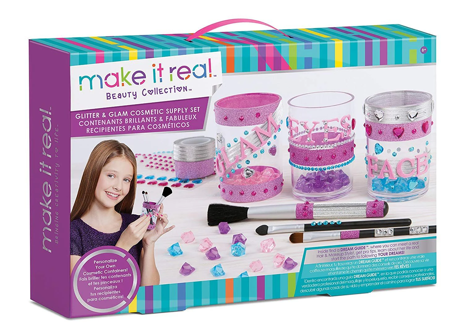 Make it Real Glitter and Glam Cosmetic Supply Set