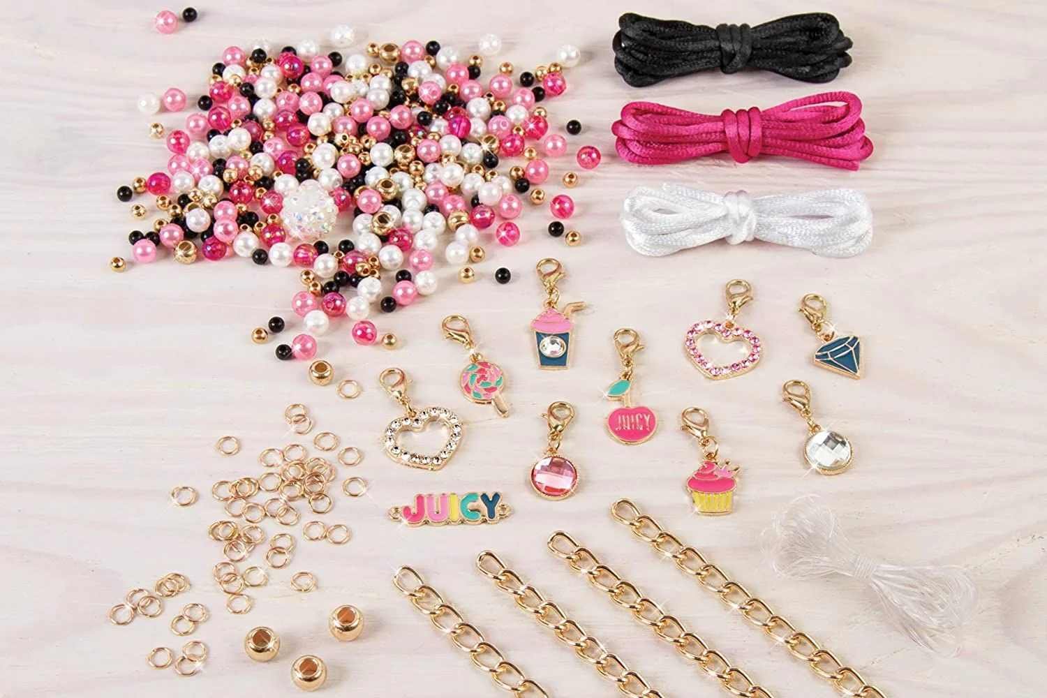 Make It Real Juicy Couture Pink and Precious Bracelets 4408 - Image 3