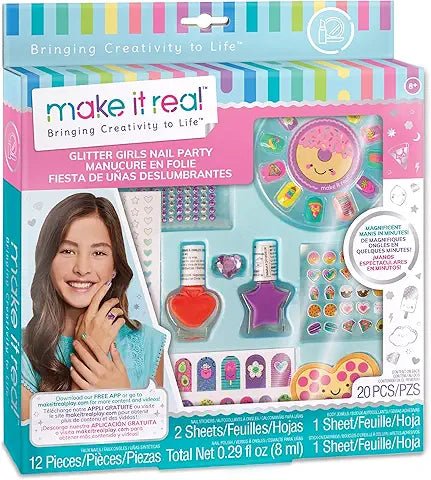 Make It Real Party Nails Glitter Design Set 2467