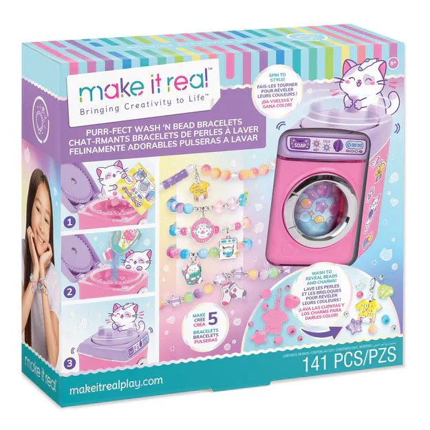 Make It Real Purr-Fect Wash ‘N Bead Bracelets 1466 - Image 4