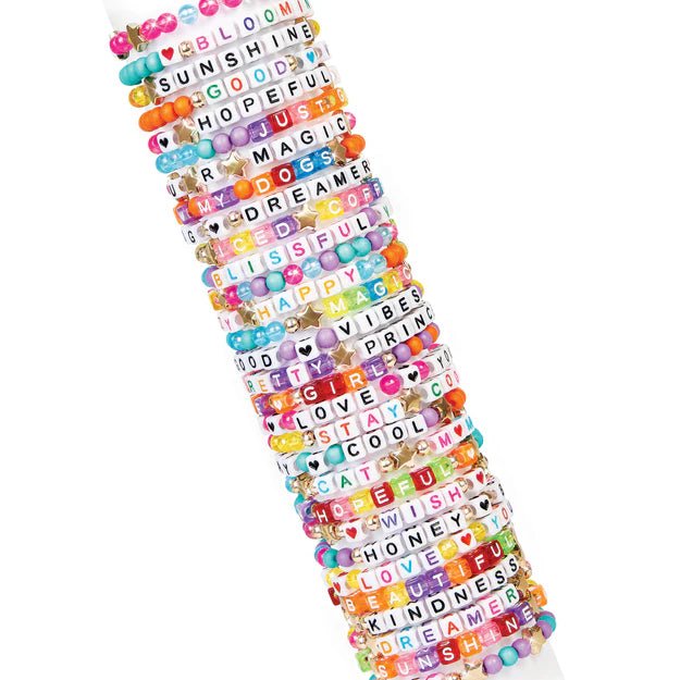 Make It Real Say Yes! Alphabet Bead Bracelet Set 1742 - Image 2