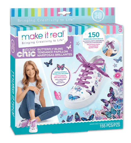 Make It Real Sticker Chic Butterfly Bling 1325
