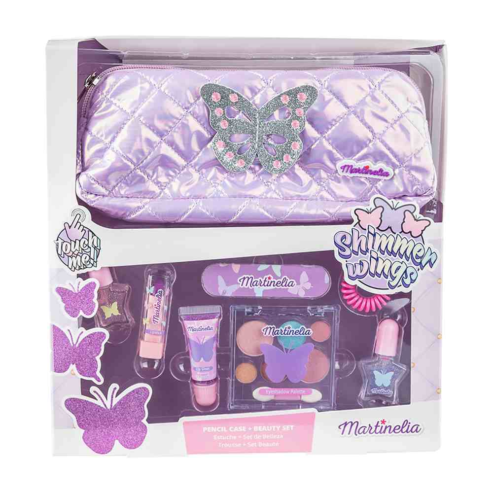 Martinelia Shimmer Wings Pencil Case And Beauty Set