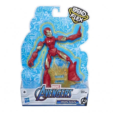 Marvel Avengers Bend And Flex Flexible Iron Man - Image 2