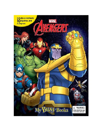 Marvel Avengers Infinity War Themed My Busy Books 2764336098