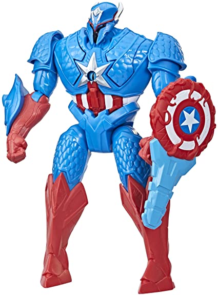 Marvel Avengers Mech Strike Monster Hunters Deluxe - Captain America F5072