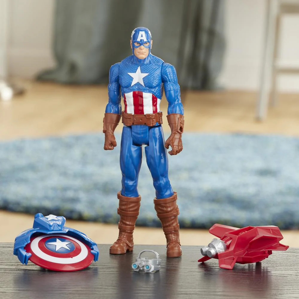 Marvel Avengers Titan Hero Series Blast Gear Captain America E7374 - Image 5
