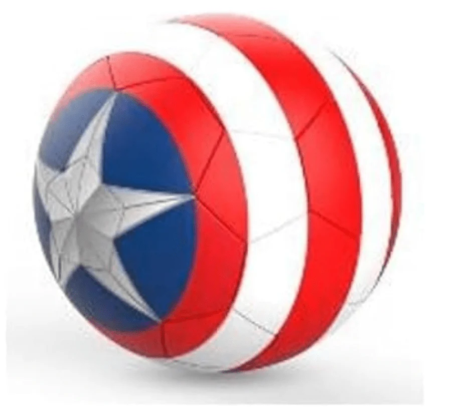 Marvel Captain America Stripes Football ST- MVL013