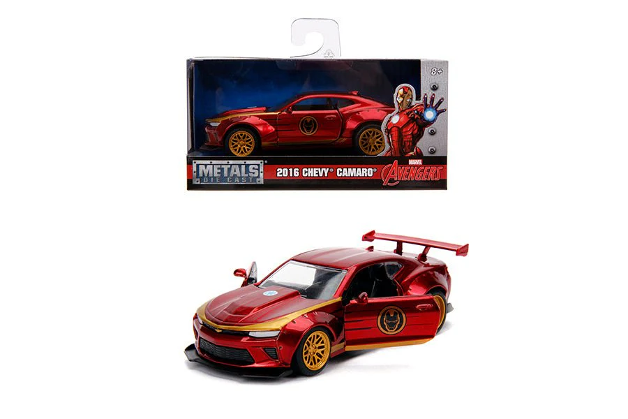 Marvel Iron-Man 2016 Chevy Camaro SS 1:32 Scale 253222003 - Image 6
