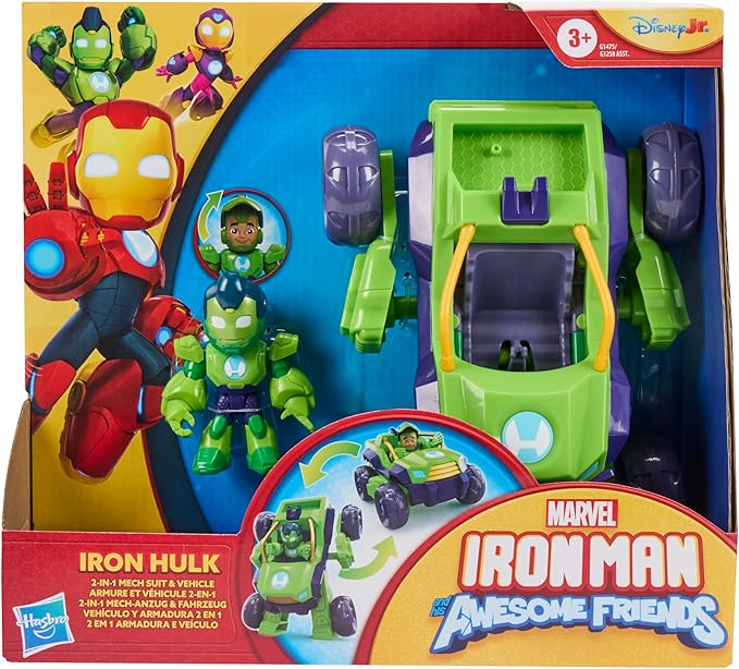 Marvel Iron Man And His Awesome Friends Mech Suit & Vehicle - Iron Hulk G1475 - Image 2