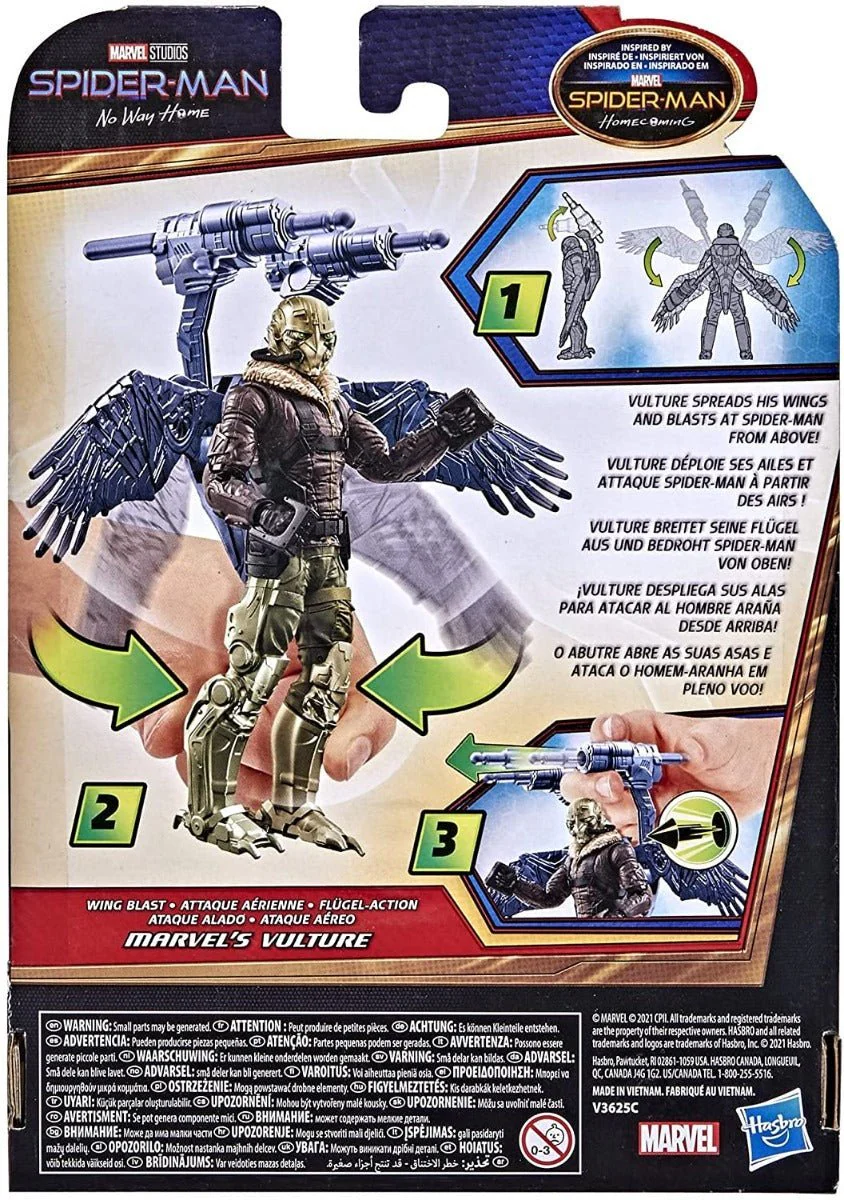 Marvel Spider-Man 3 Deluxe Wing Blast Marvel's Vulture F1919