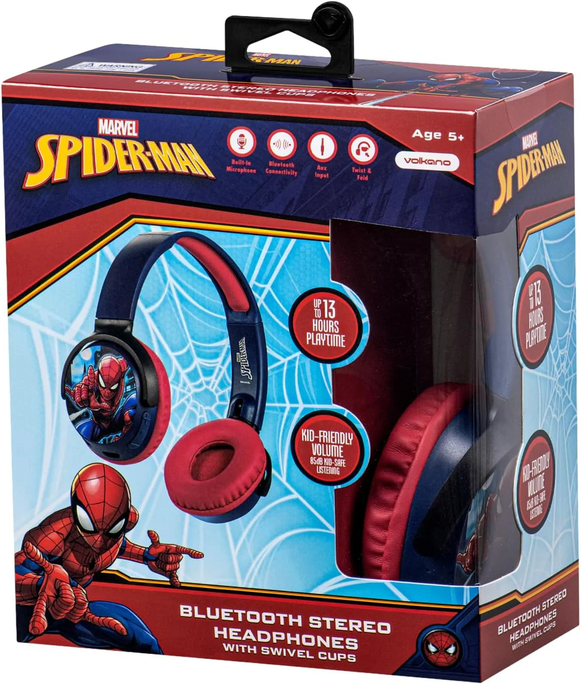 Marvel Spider-Man 3D Auxiliary Headphone MV-3053-SM - Image 3