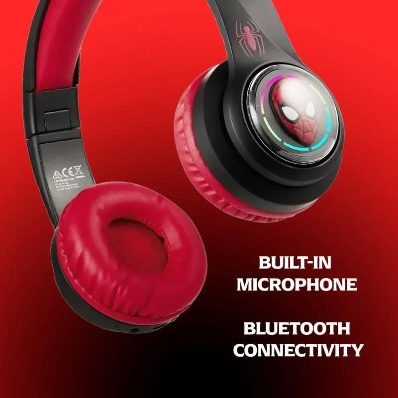 Marvel Spider-Man 3D Bluetooth Headphones MV-3054-SM - Image 3