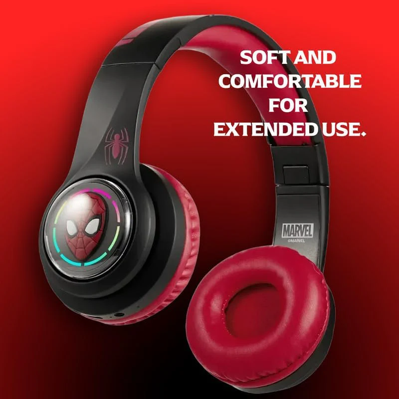 Marvel Spider-Man 3D Bluetooth Headphones MV-3054-SM - Image 6