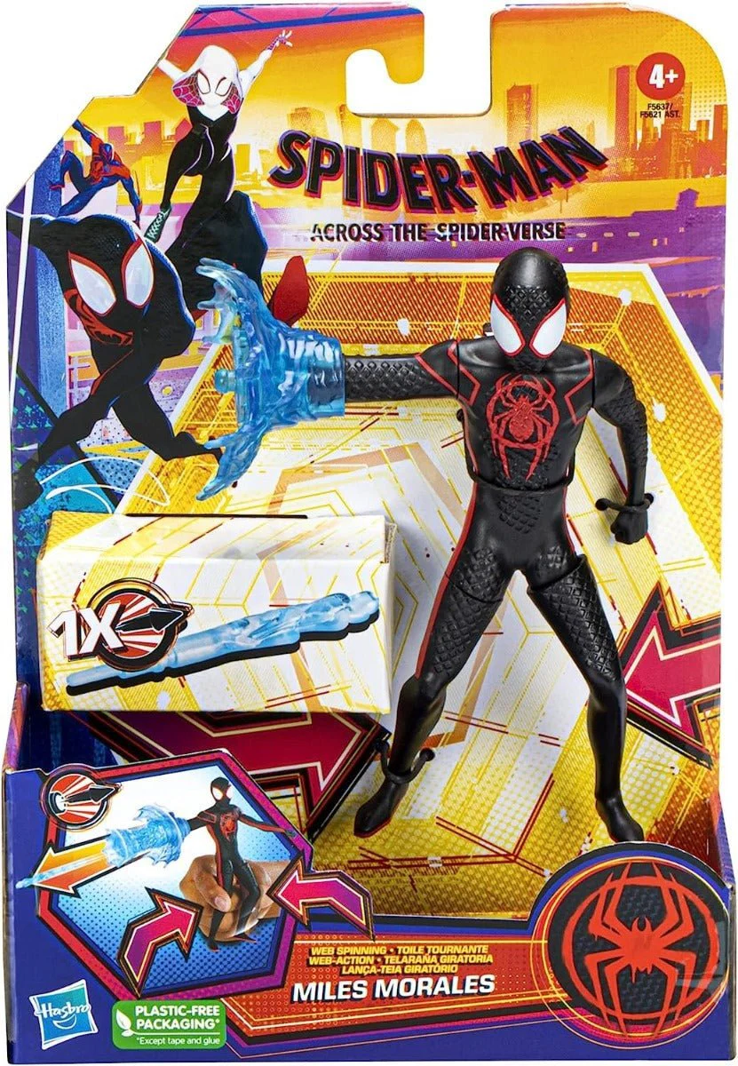 Marvel Spider-Man Across the Spider-Verse Web Spinning Miles Morales Action Figure F5637 - Image 5