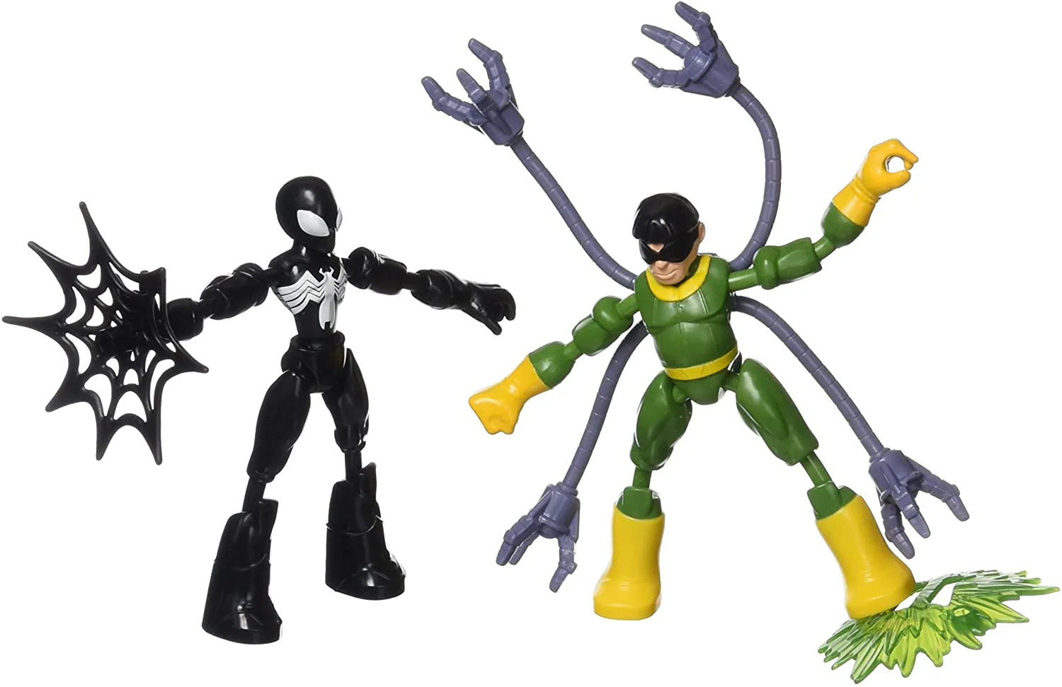 Marvel Spider-Man Bend and Flex Black Suit Spider-Man Vs. Doc Ock F0239 - Image 4