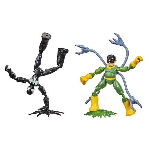 Marvel Spider-Man Bend and Flex Black Suit Spider-Man Vs. Doc Ock F0239 - Image 5