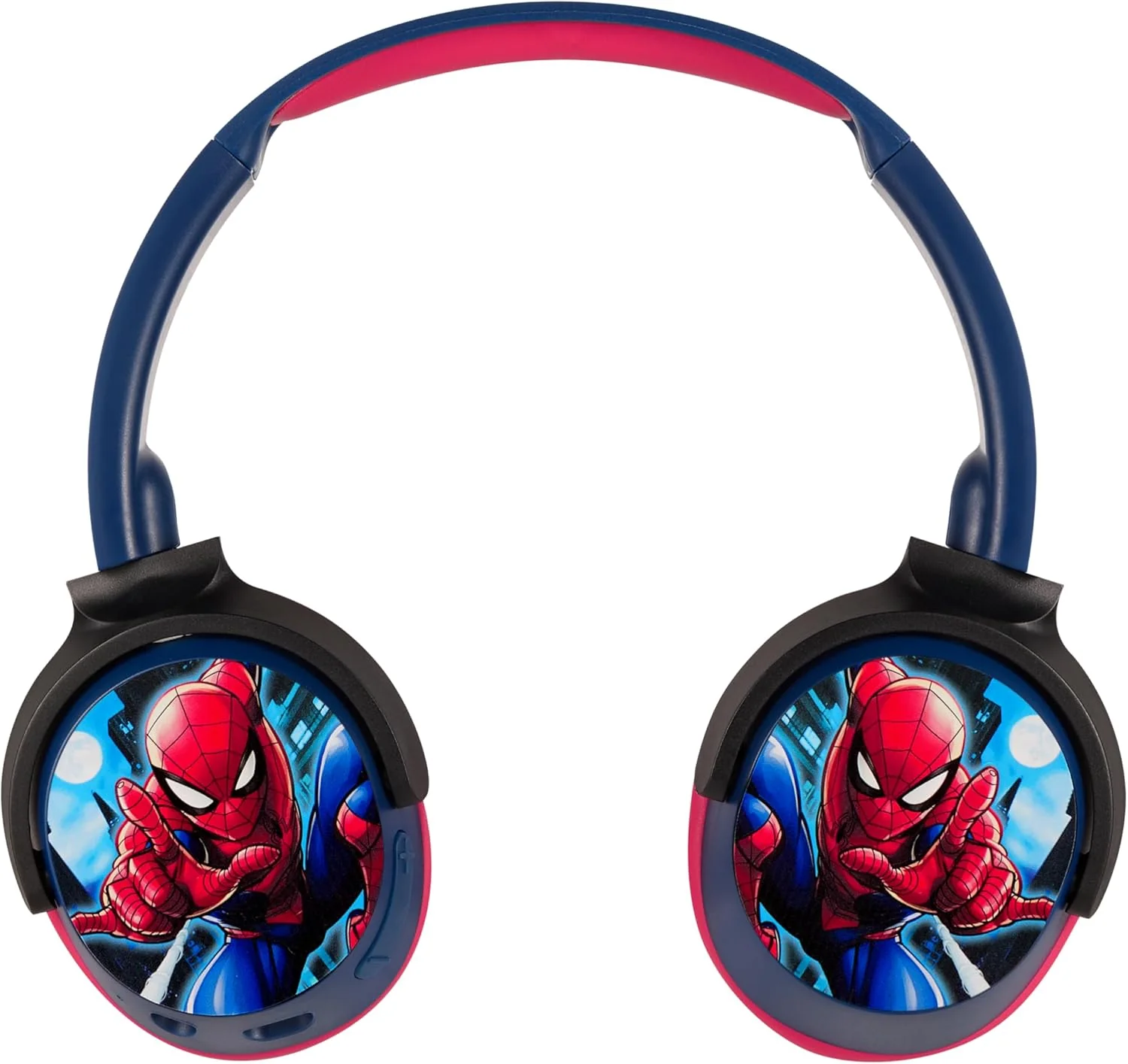 Marvel Spider-Man Bluetooth Wireless Headphones – 13H Playtime, Built-in Mic, Adjustable Fit, Wired & Wireless Modes - Image 2