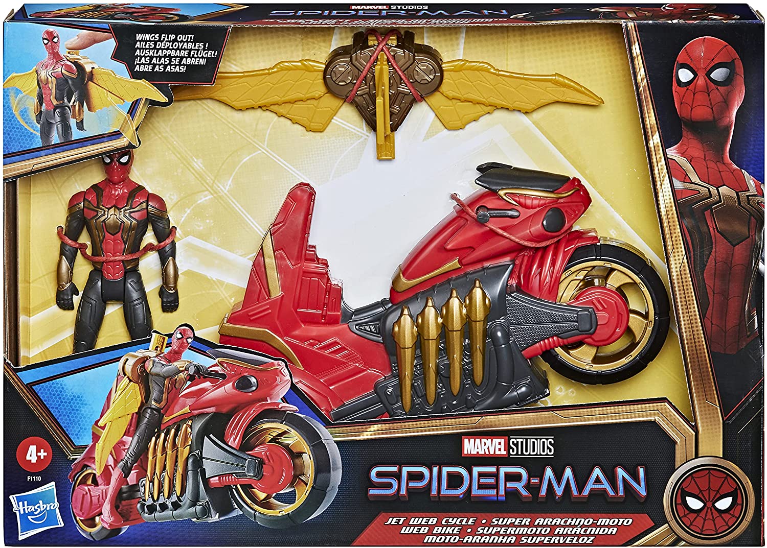 Marvel Spider-Man Deluxe Jet Web Cycle F1110 - Image 3