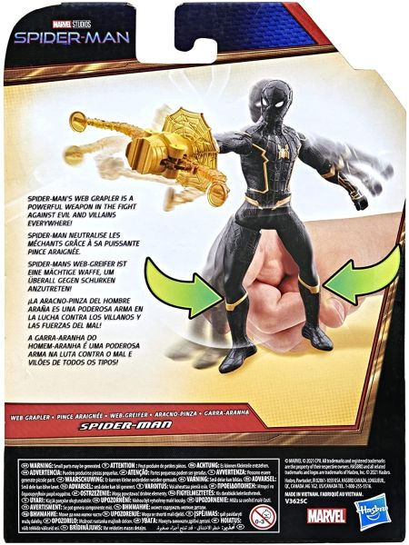 Marvel Spider-man Deluxe Web Grappler Spider-man 6inch F1918
