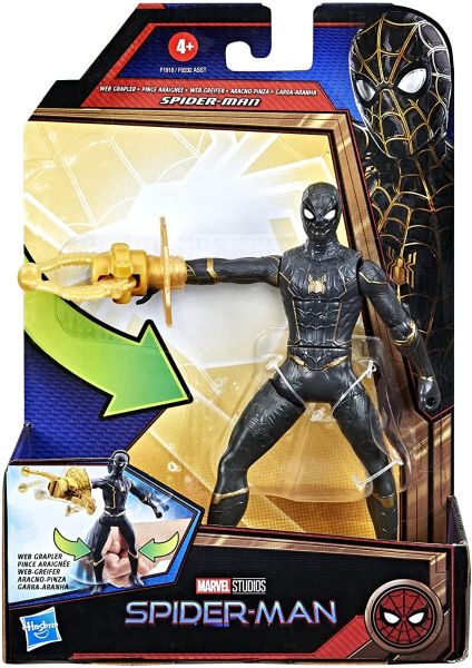 Marvel Spider-man Deluxe Web Grappler Spider-man 6inch F1918 - Image 2