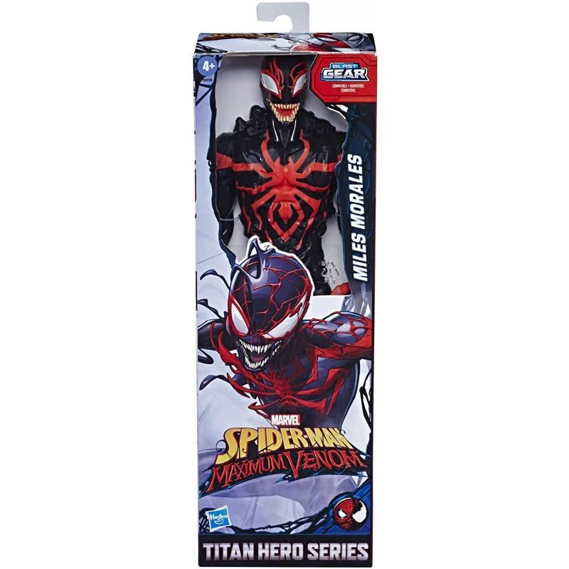 Marvel Spider-Man Maximum Venom Titan Hero Series Miles Morales Figure - Image 2